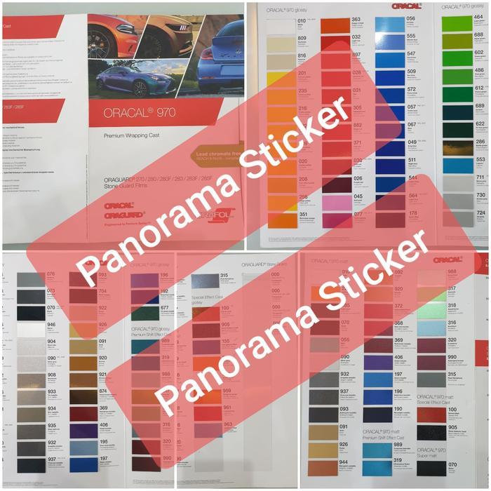 Katalog Sticker Oracal Serie 970