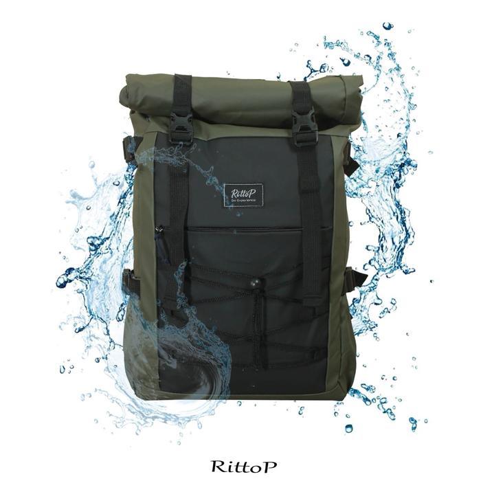 Eiger Adventure - Ransel Rittop Backpack Waterfroop Ransel Laptop Pria Wanita Ransel Kerja