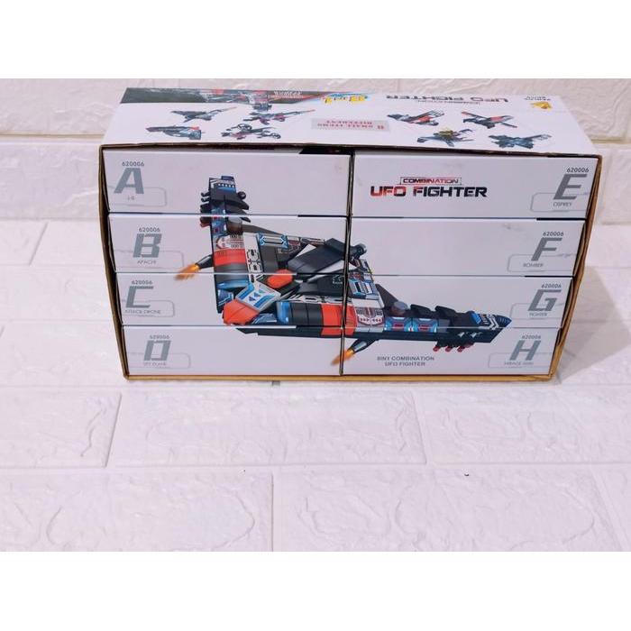 LEGO UFO FHTER BRICK COMBINATION / LEGO SET 8 IN 1 KODE CK 666