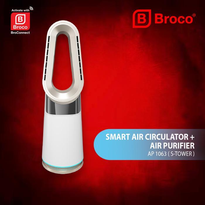 BROCO Smart Air Circulator + Air Purifier (S-Tower) AP 1063