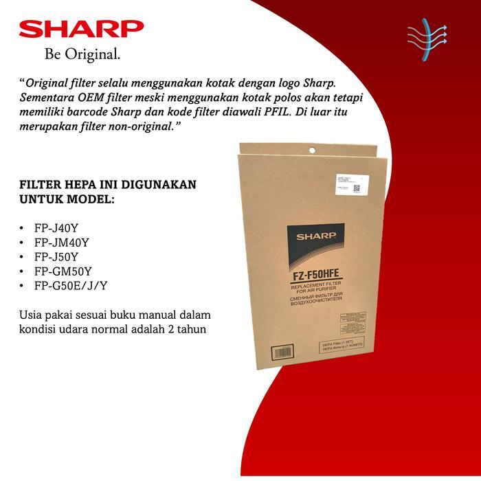 TERBARU Filter Pengganti Sharp Air Purifier FZ-F50HFE