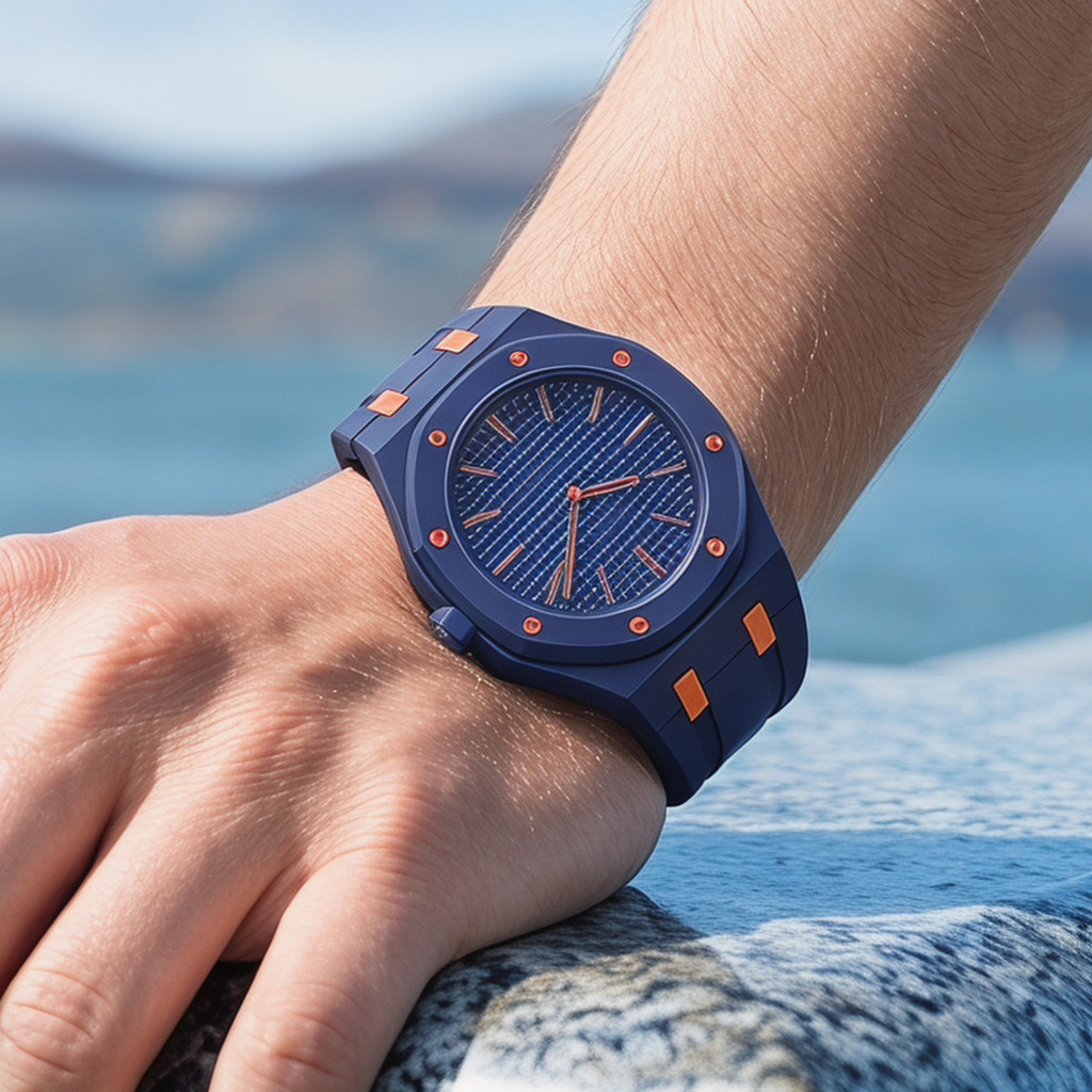 PC+Silicone Strap For Swatch x AP Royal pop Pocket Watch Integrated Modification Wristband Watches
