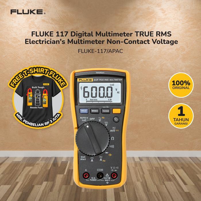 FLUKE 117 Electrician's Multimeter with Non-Contact Voltage - FLUKE-117/APAC