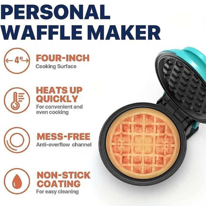Mini Waffle Maker Pembuat Waffle Elektrik Cetakan Wafel/ Waffle Maker Sandwich Pancake/ Cetakan