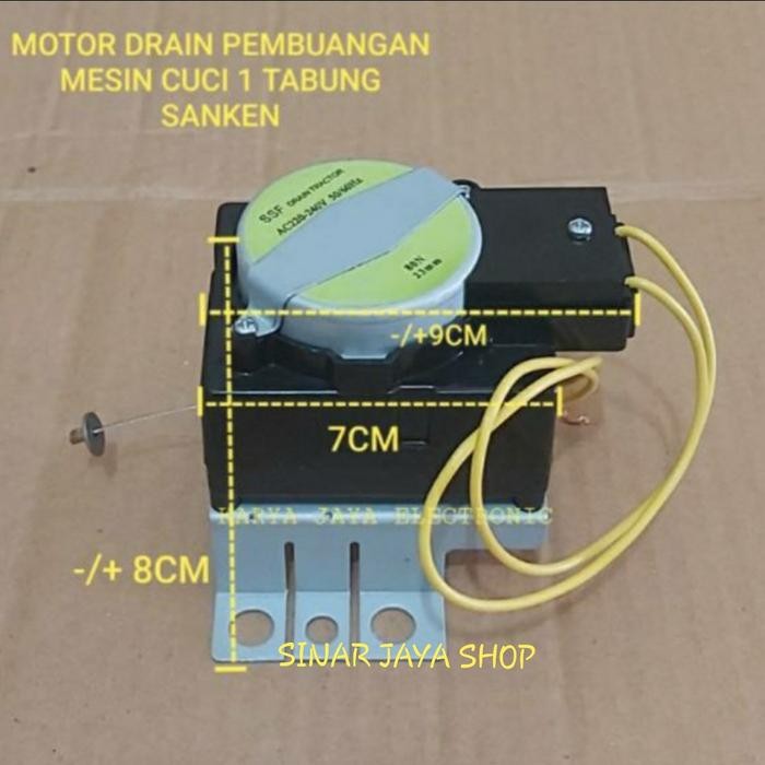 DRAIN MOTOR MESIN CUCI SANKEN/ MOTOR DRAIN SANKEN