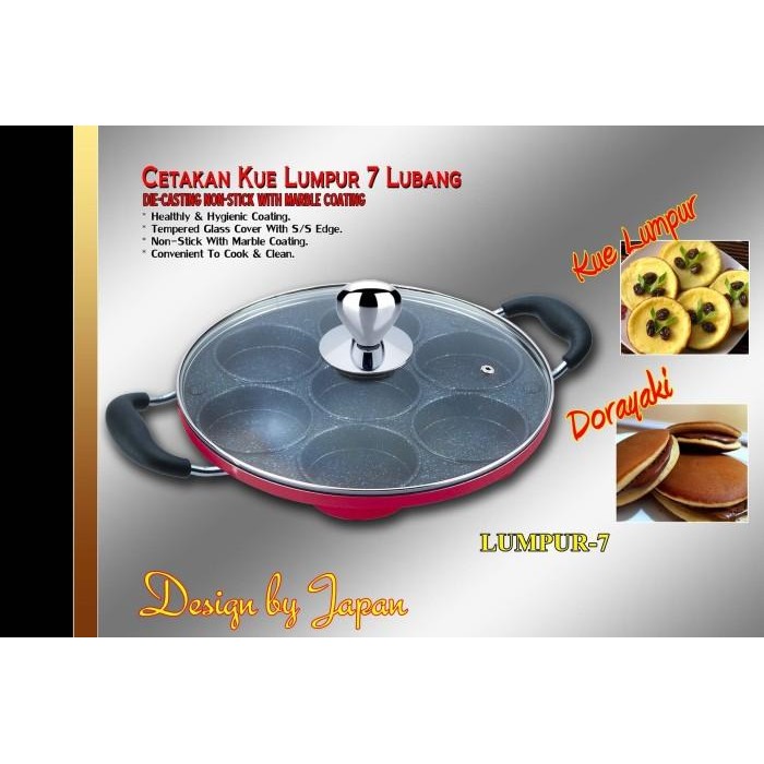 Cetakan Kue Lumpur BISTRO Teflon 7 luba