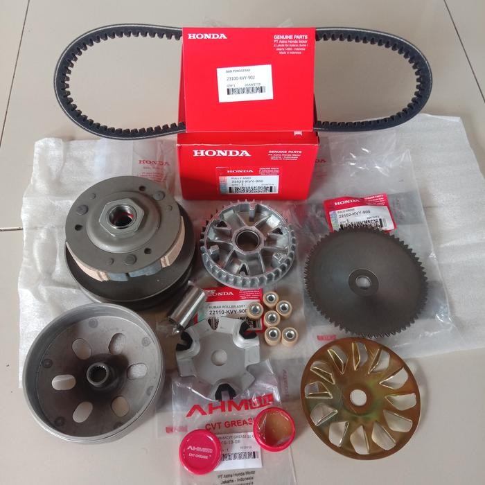 Full Set Paket Cvt Kirian Beat Karbu/Scoopy Karbu/Spacy Karbu/Kode-Kvy