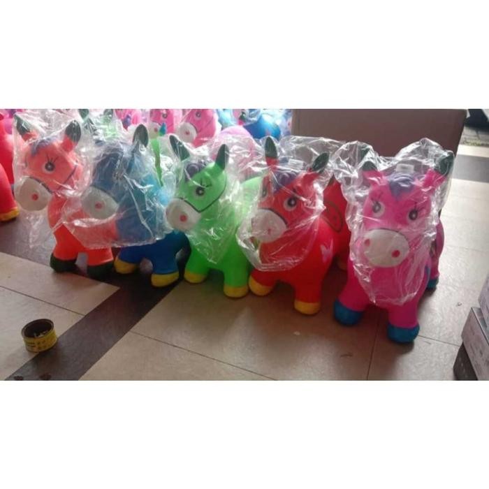 JUMPING ANIMAL MAINAN ANAK KUDA KUDAAN KARET ANIMAL JUMPING MUSIC