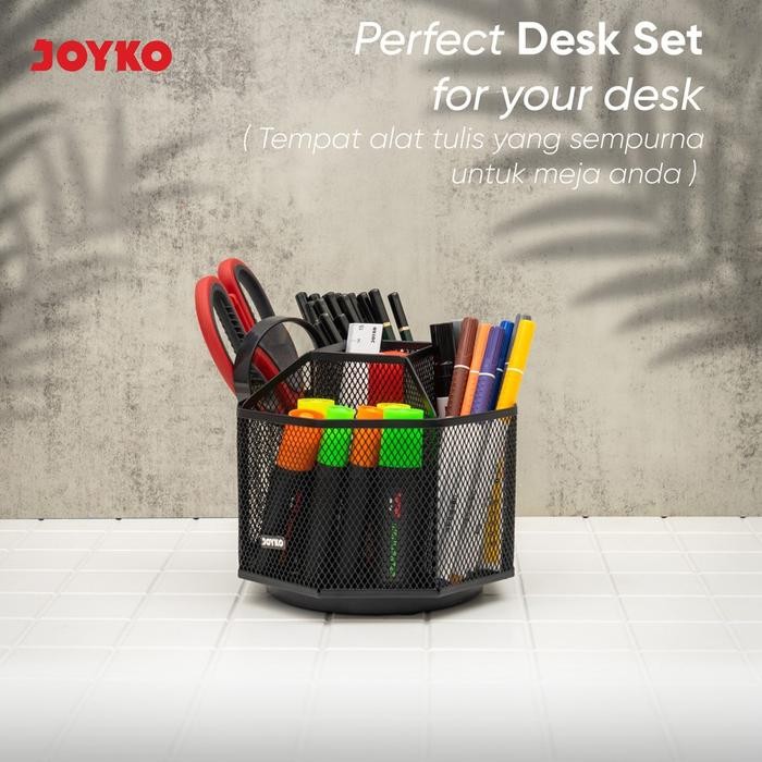 

Tempat Alat Tulis Desk Set Pen Holder Joyko DS-60