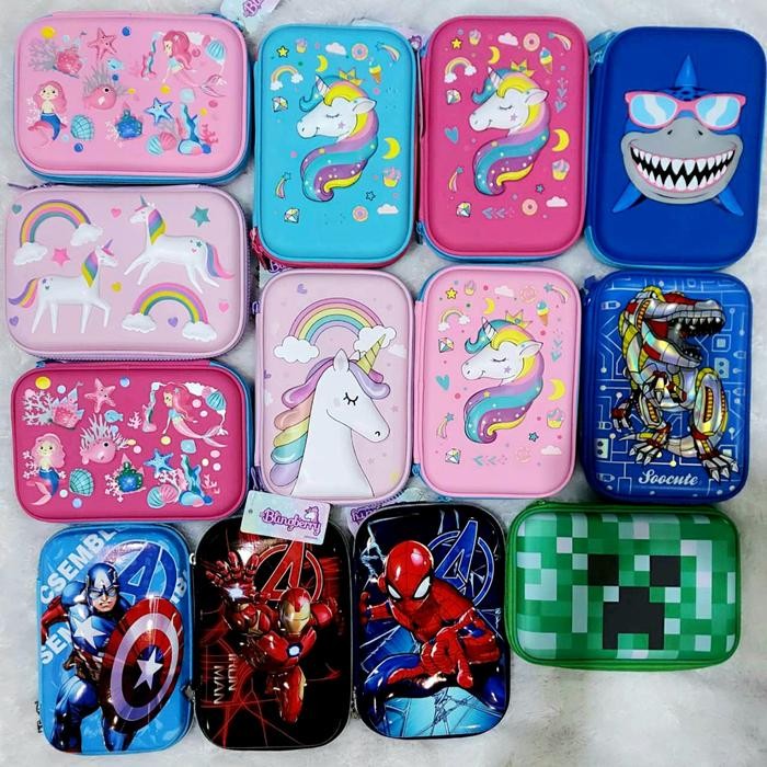 

Kotak Pensil Unicorn 3D tempat pensil smiggle unicorn kado anak