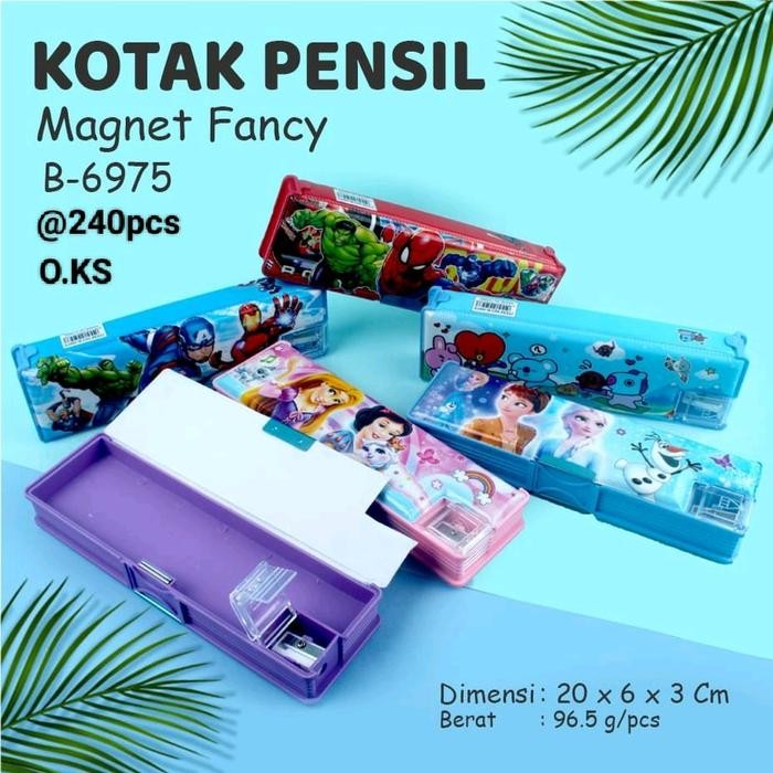 

Tempat Pensil Magnet Karakter MN75 Serutan RANDOM