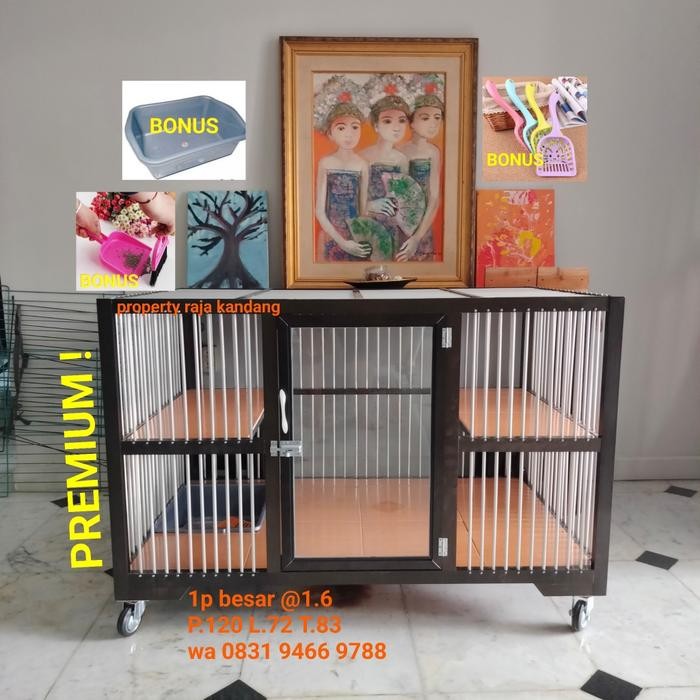 kandang kucing besar tingkat