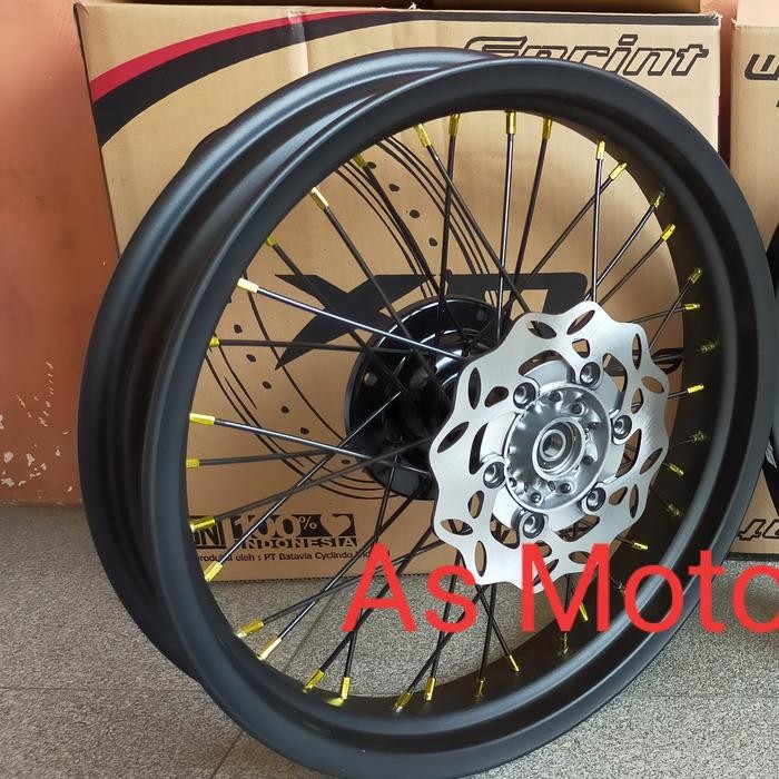 Velg Belakang Tromol Free Cakram Belakang Super Moto Klx150 -Dtrarker