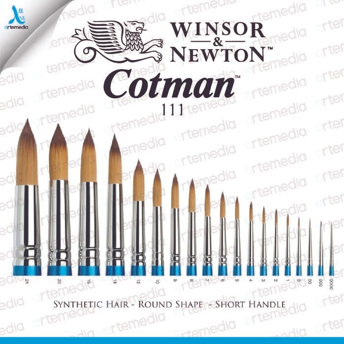 

Pilihan- Kuas Lukis Winsor & Newton Cotman Watercolor Round Brush Series 111