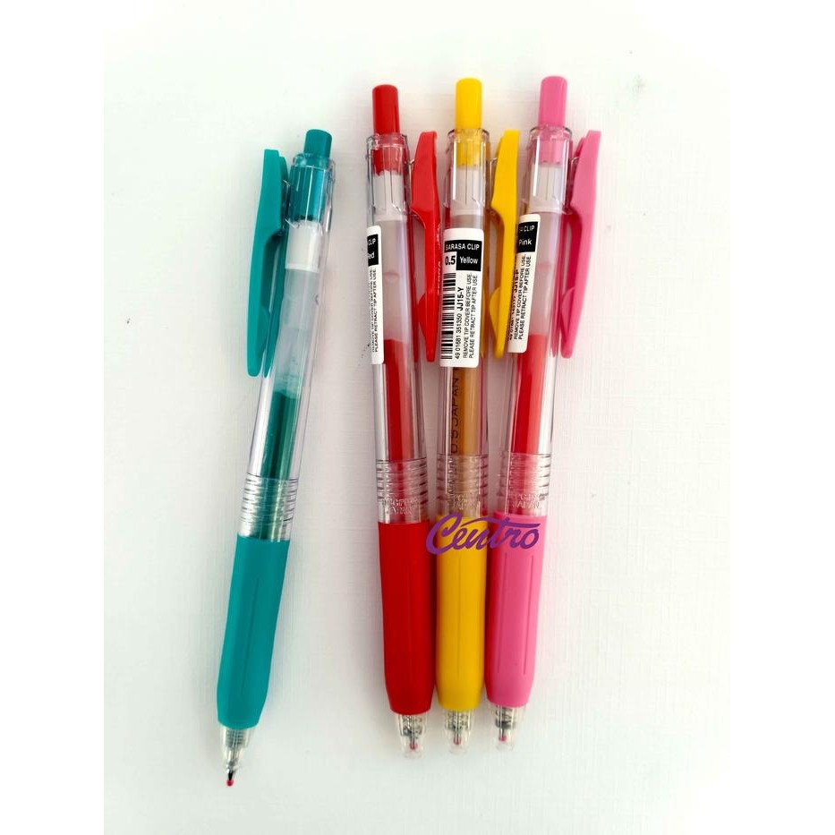 

Sarasa Zebra Clip Warna-Warni 0.5 Dan 0.7