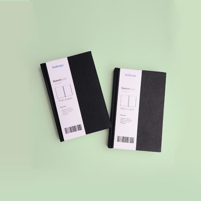 

bukuqu Sketchbook #Simple A6 150 gsm - Sketsa gambar- Sketch book lukis Kertas Putih