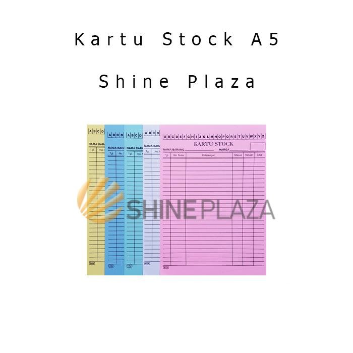 

Kartu Stok Barang Gudang Kecil Kwarto - Inventory Stock Card A5