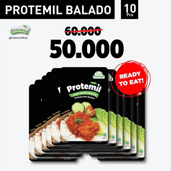 

Pilihan- Protemil Balado 10Pcs / Makanan Instan/ Siap Makan