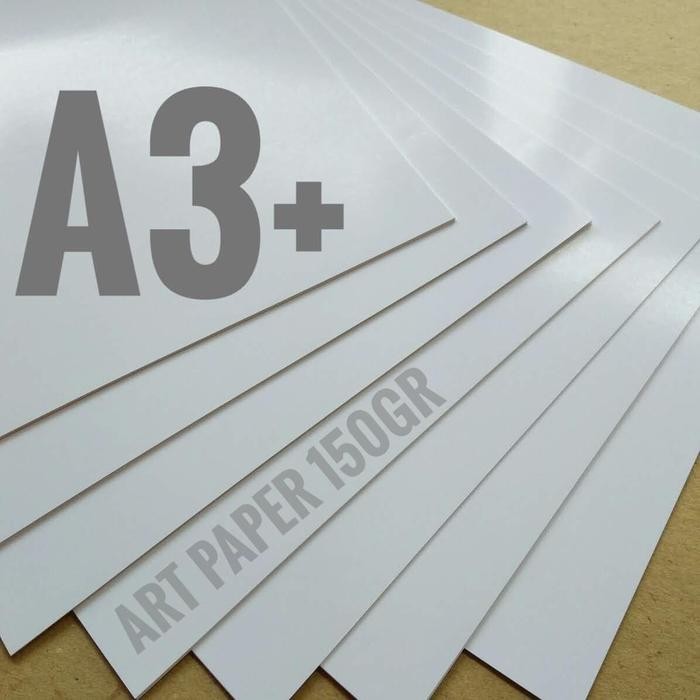 

Kertas Art Paper 150 Gsm Uk A3+ / 32cm X 48.3cm ( isi 250 lembar )
