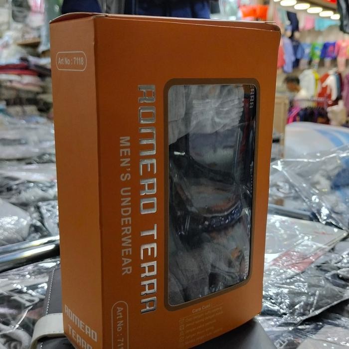 CELANA DALAM PRIA JUMBO BIG SIZE ROMERO TERRA UKURAN BESAR 3XL 4XL COTTON 3 PCS