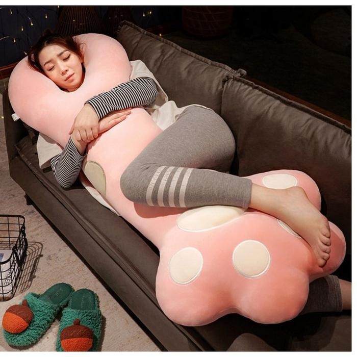 King Koil Latexs - Boneka Guling Dewasa Karakter Jumbo / Guling Bentuk Kaki Kucing / Guling Karakter