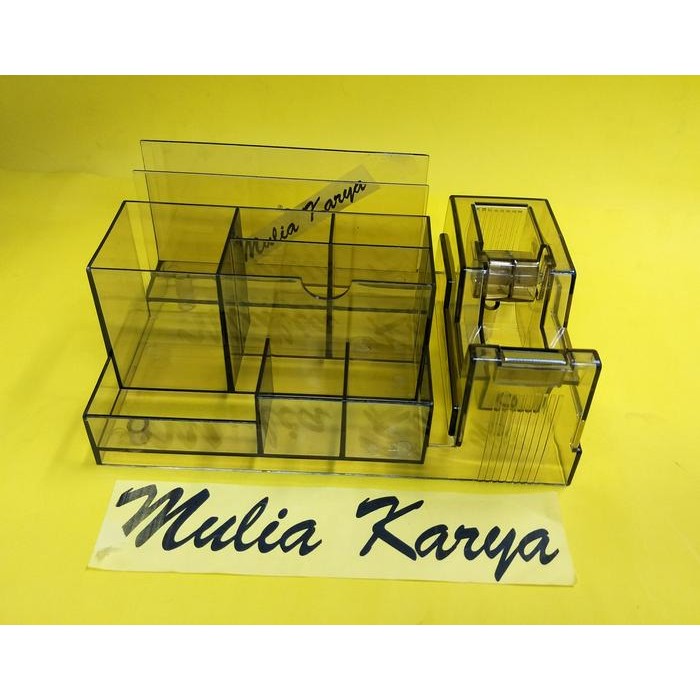 

Bisa Termin! Desk Set Organizer With Tape Dispenser Ds 388 / Tempat Pen