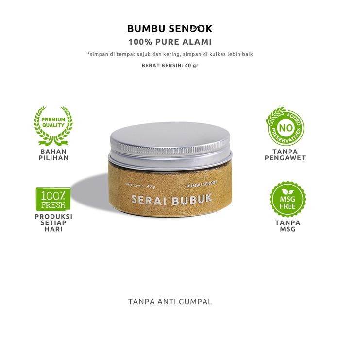 

Stok Baru BUMBU SENDOK Serai Bubuk 40g