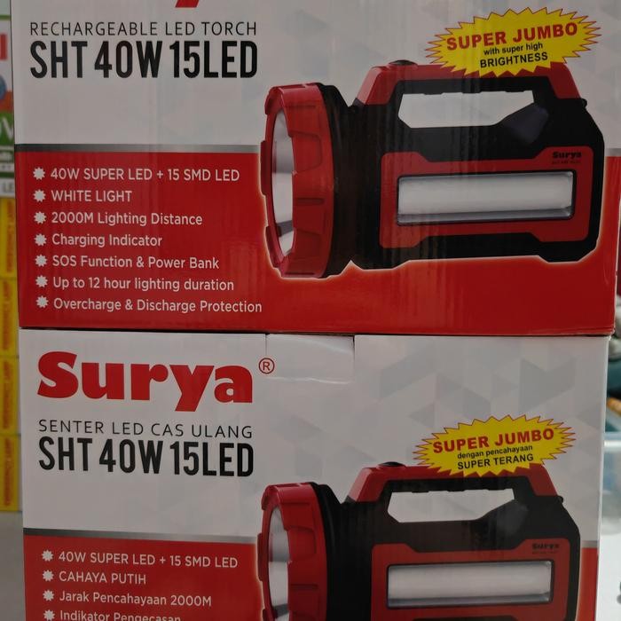 Jual Rugi Senter Surya Sht 40W 15 Led