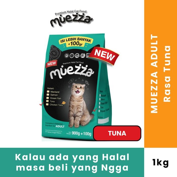 Pilihan- Makanan Kucing Kering - Tuna Flavor - Muezza Cat Food