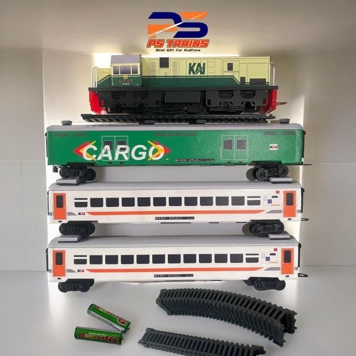 Pilihan- Rangkaian Mainan Kereta Api Indonesia Murah Kayu Cc201Vintage Ekoputih