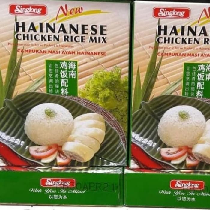 

Stok Baru bumbu nasi hainam singlong hainanese chicken rice mix