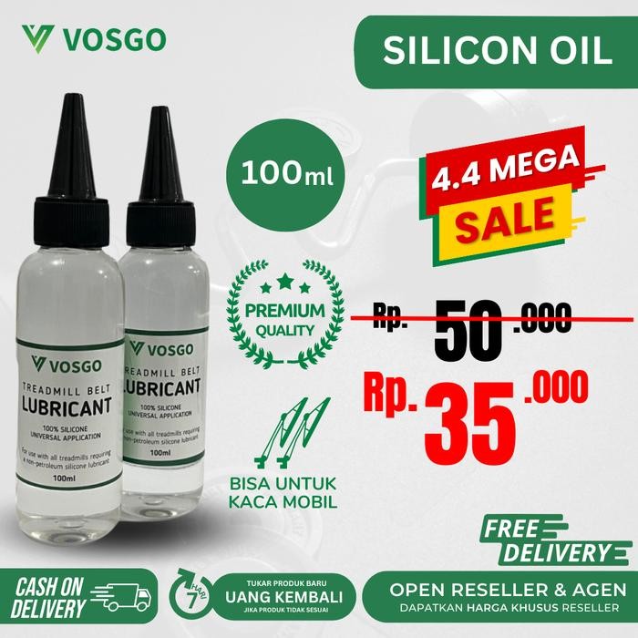 Pelumas Treadmill Silicone Oil Minyak Treadmill Vosgo