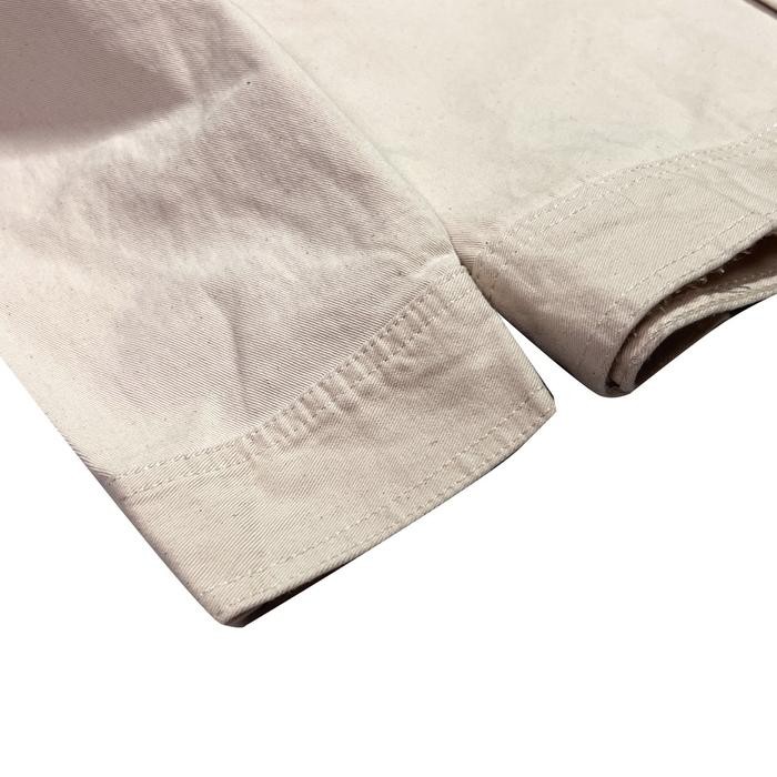 Denim Overshirt Pria - Cream