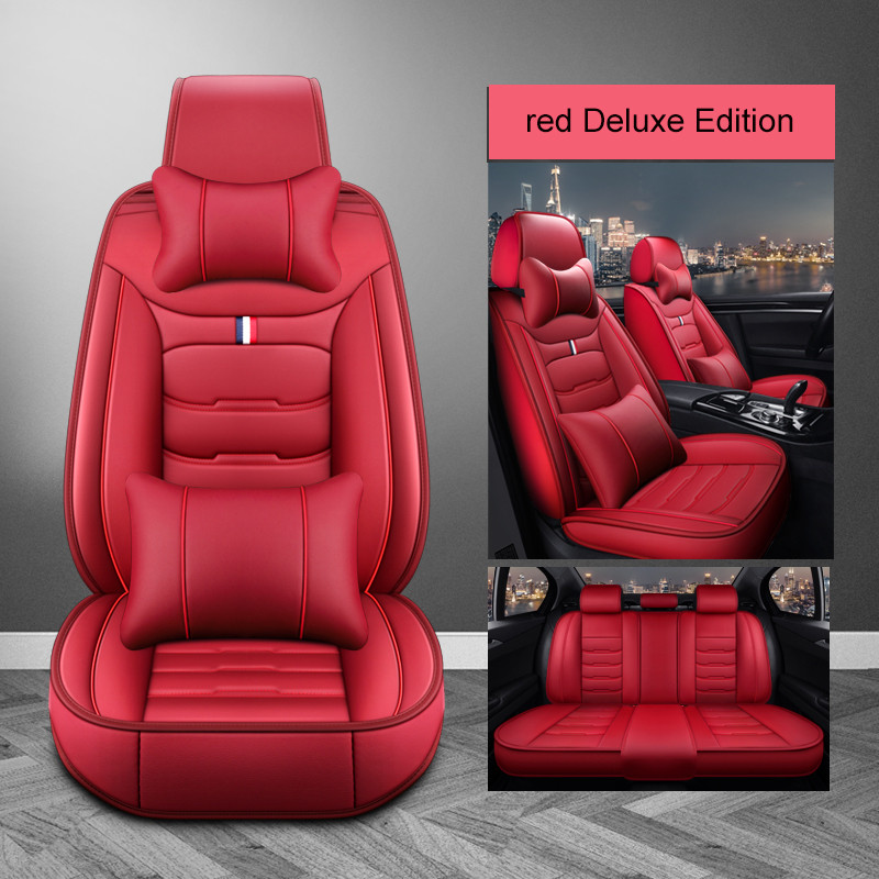 Leather 5 Seater Universal Four Seasons Seat Cover for Hummer H2、H3 