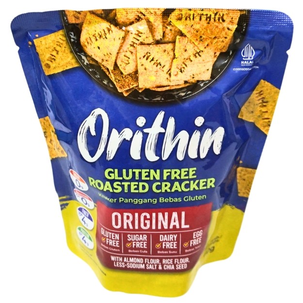 

S28231 ORITHIN ORIGINAL GLUTEN FREE CRACKERS 60GR MAJU BERSAMA (20250915)