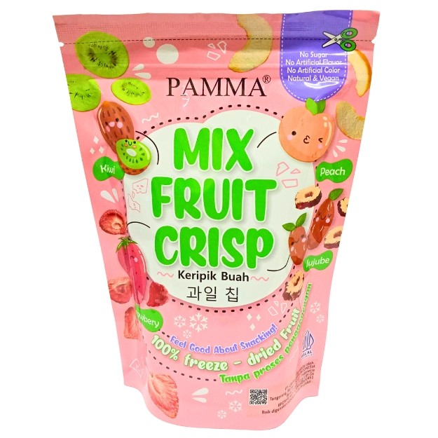 

S32570 PAMMA MIX FRUIT CRIPS KERIPIK 45GR MAJU BERSAMA (20250910)