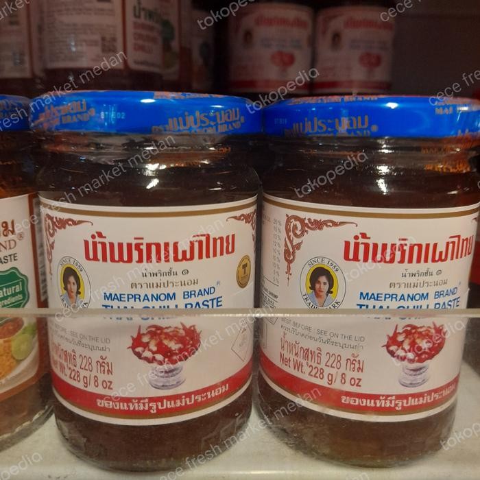 

NEW PRODUK SAMBAL CABE PASTA THAILAND THAI CHILI PASTE PITALOKAOUTLET23
