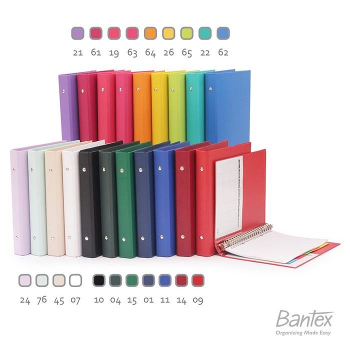 

Bantex Binder Polos A5 20 Ring Peach Cream Multiring Binder