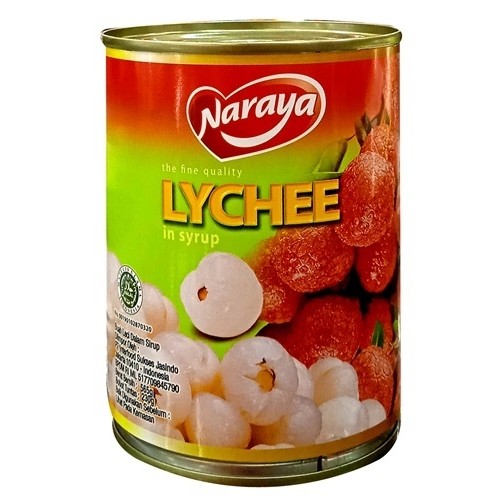 

S14769 NARAYA BUAH LYCHEE 565GR KALENG MAJU BERSAMA (20250916)