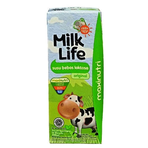 

S46240 MILK LIFE ORIGINAL LACTOSE FREE SUSU UHT 200ML MAJU BERSAMA (20250910)