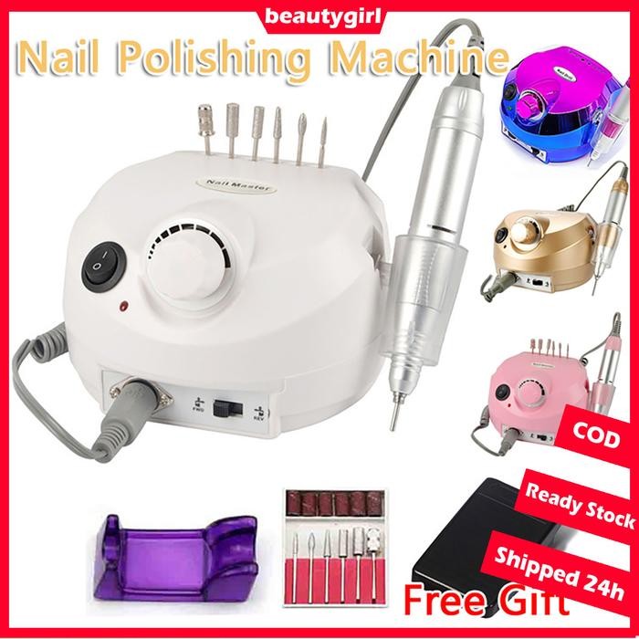 Pilihan- Drill Nail Art Alat Kikir Kuku Mesin Alat Nail Art Lengkap Drill Nail Art Premium