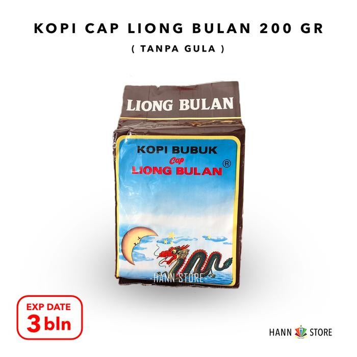 

DISKON Kopi Liong Bulan 200 gram - Kopi Bubuk Tanpa Gula - Kopi Legend Bogor READY STOCK