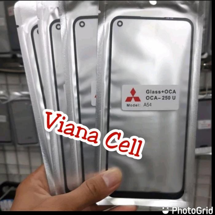 Kaca Depan Lcd Lem Oca Oppo A54 Kaca Touchscreen Ori