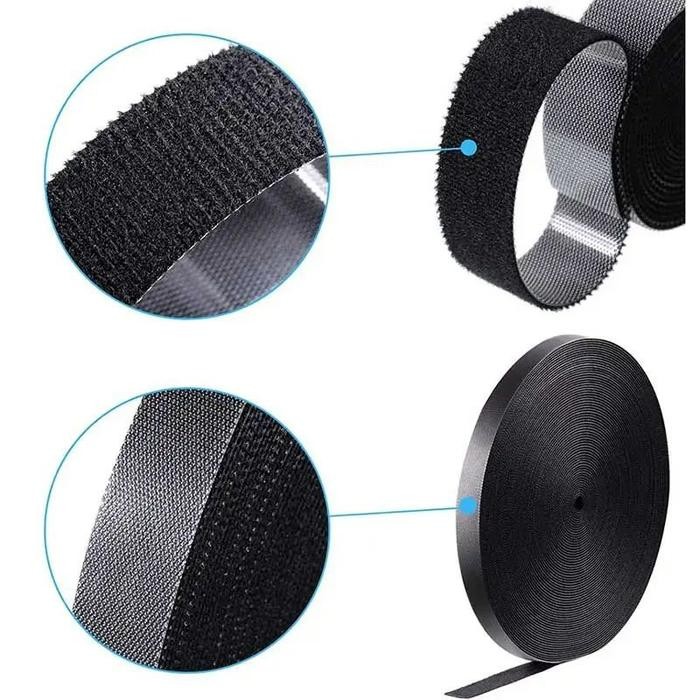 25M Velcro Strap Magic Tape Velcro Pengikat Kabel Velcro Perekat Kabel Ties Lebar Perekat Serbaguna