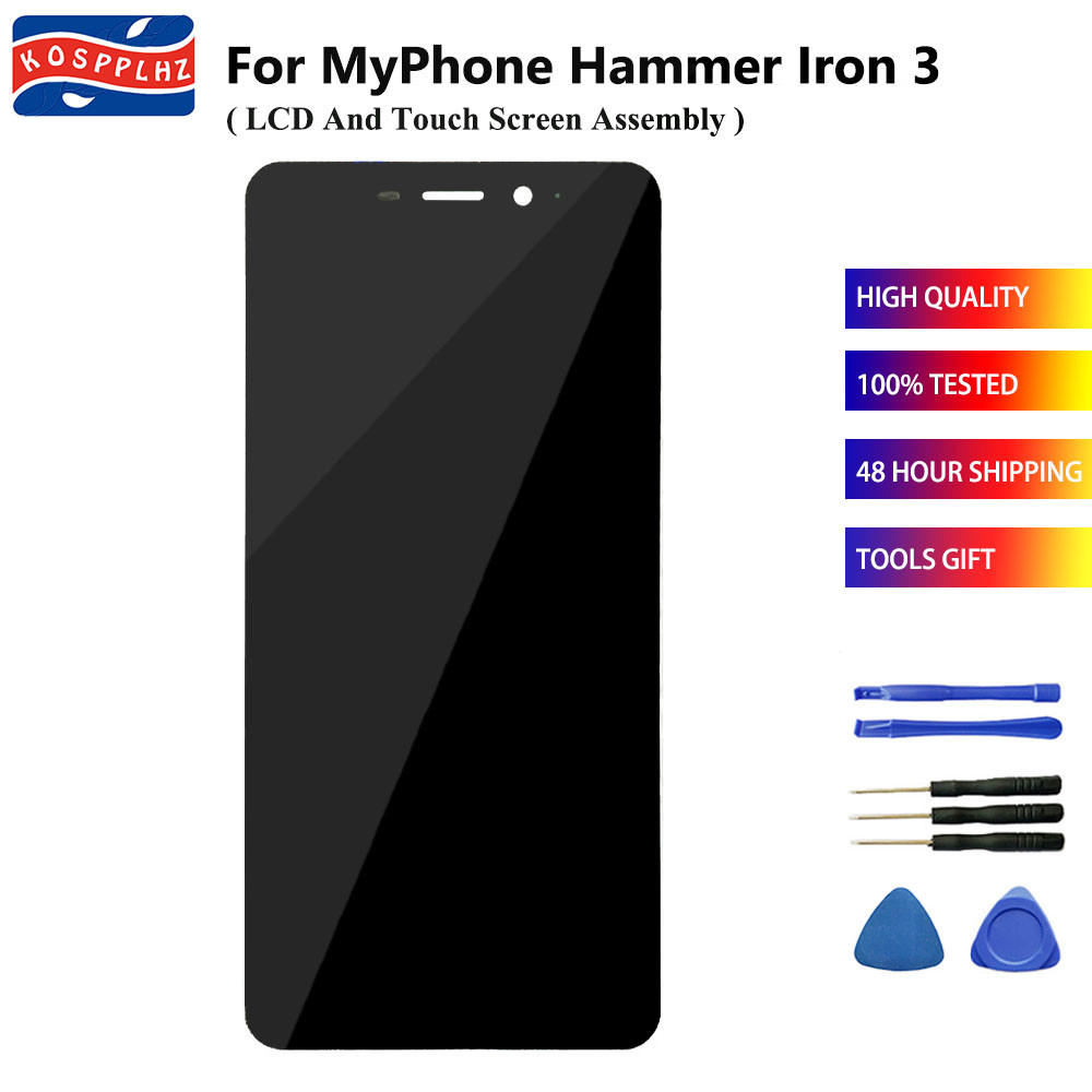 100% Tested Well For Myphone Hammer Iron 3 LCD Display + Touch Screen Digitizer Replacement For Hamm