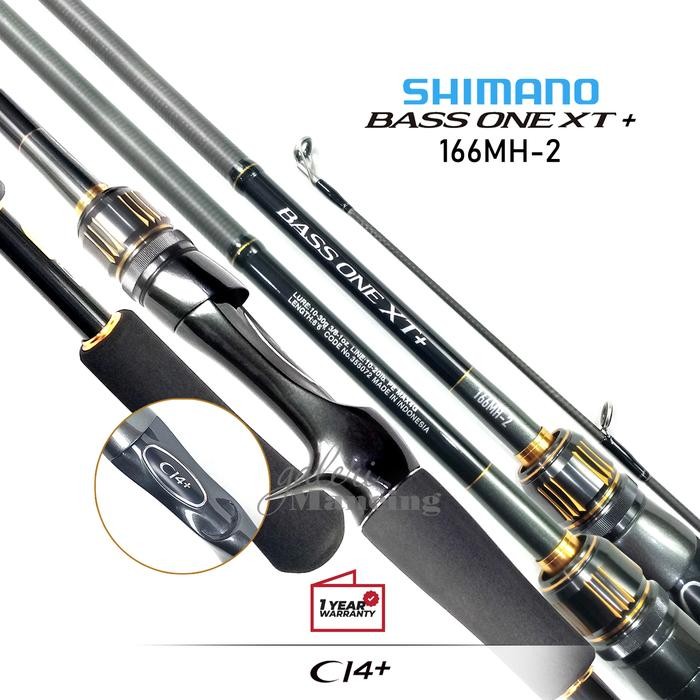 Joran BC SHIMANO BASS ONE XT+ CI4+ Bait Casting BassOne [2023] Resmi Galeri Mancing (TERBAIK)
