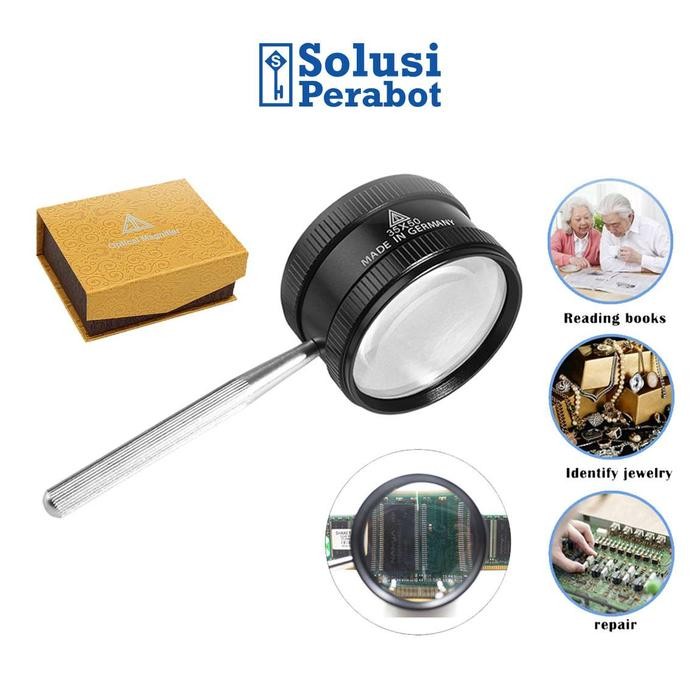 

SALE Kaca Pembesar 35x AB77 SP / Lup Lensa Magnifier Handheld / Membaca