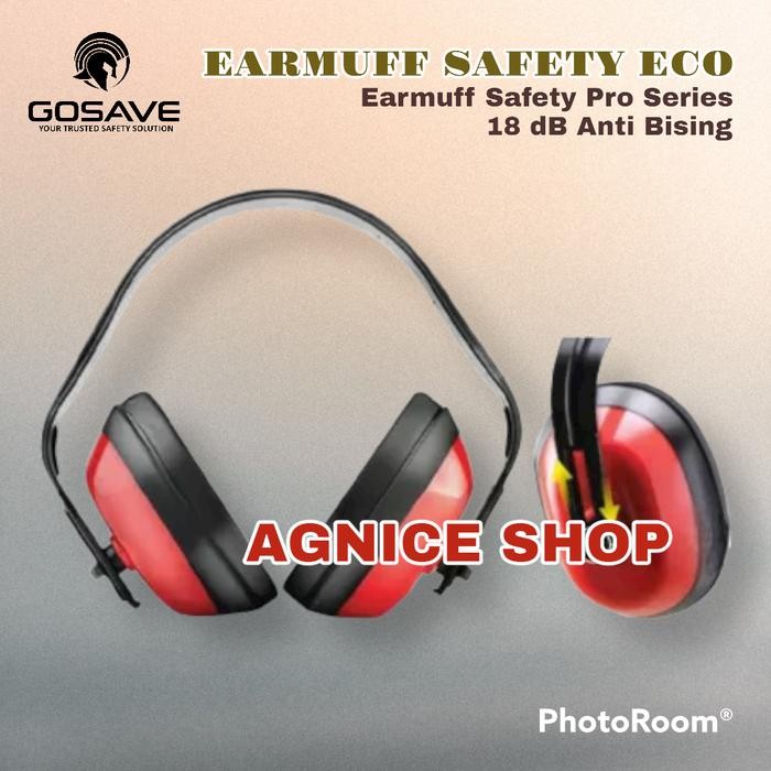 Pilihan- Earmuff Eco Safety Telinga Headset Plastik Peredam Suara Bising
