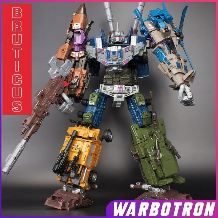 Pilihan- Bukan Jinbao Bruticus Warbotron Combiner Bot 5 In 1 Ukuran Jumbo 47 Cm Merek Xingbian