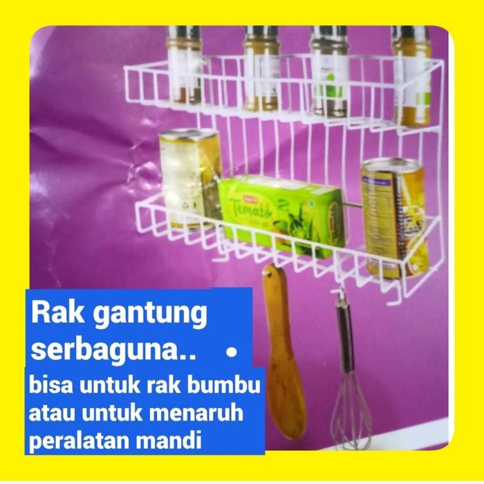 Rak Bumbu Dapur Besi Susun 2.